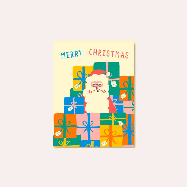 1973 - Emma Cooter Draws - Greeting Card - Santa Presents
