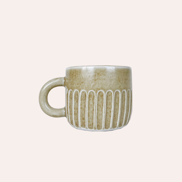 Fluted Mug - Regular - Wheat
