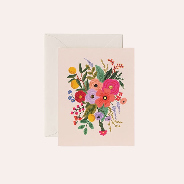 Rifle Paper Co - Single Card - Garden Party Blush