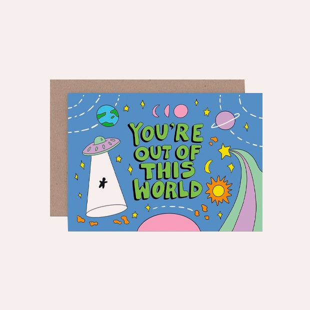 AHD Paper Co - Single Card - You&#39;re out of this World - AE0102