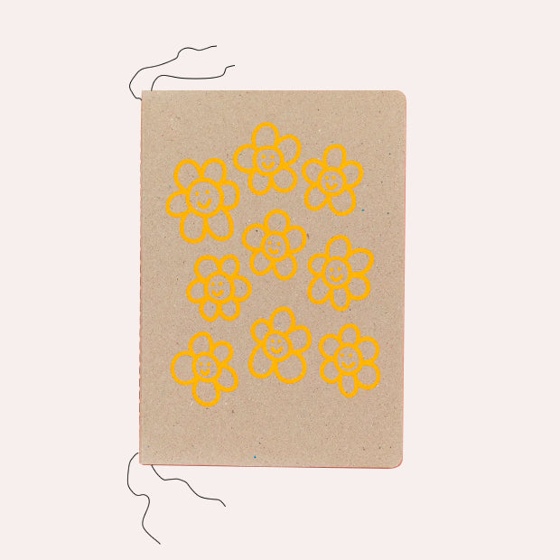 Me &amp; Amber - Notebook - Flowers - Yellow