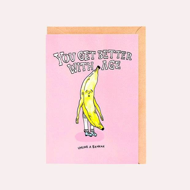 Wally - Birthday Banana - Single Card