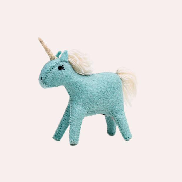 Felt Unicorn - Blue