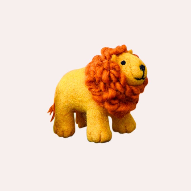 Felt Safari Lion Toy