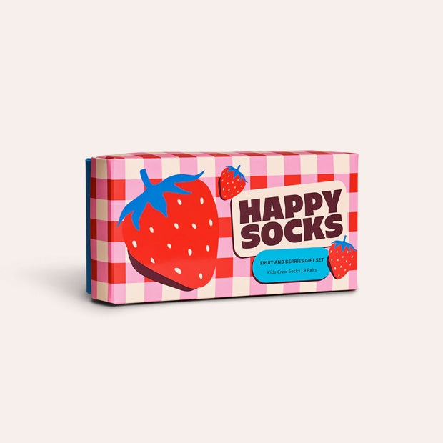Happy Socks: Gift Set Kids Fruits &amp; Berries (1000) 3-pack