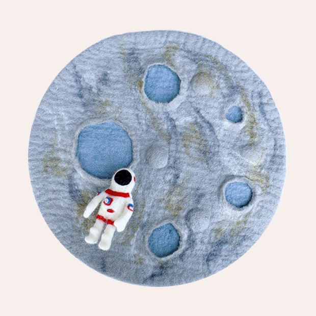 Moon Crater Play Mat + Astronaut
