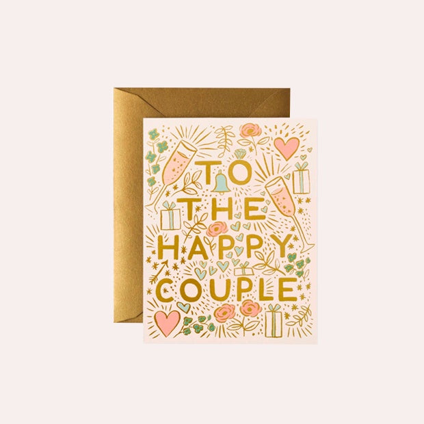 Rifle Paper Co - Single Card - To the Happy Couple