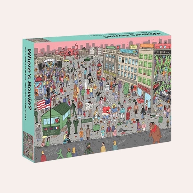 Where&#39;s Bowie? David Bowie in 80s Berlin: 500-Piece Puzzle