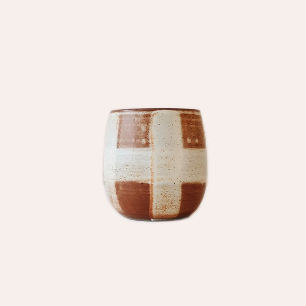 Regular Tumbler - Fire on Clay Painted E
