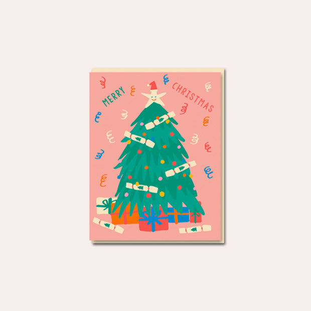 1973 - Emma Cooter Draws - Greeting Card - Happy Christmas Tree