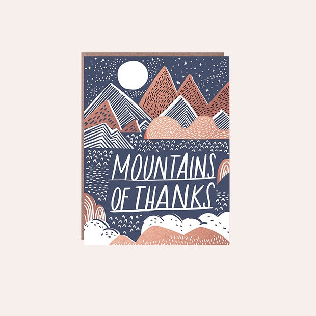 Card - Mountain of Thanks - Hello Lucky - HL1373