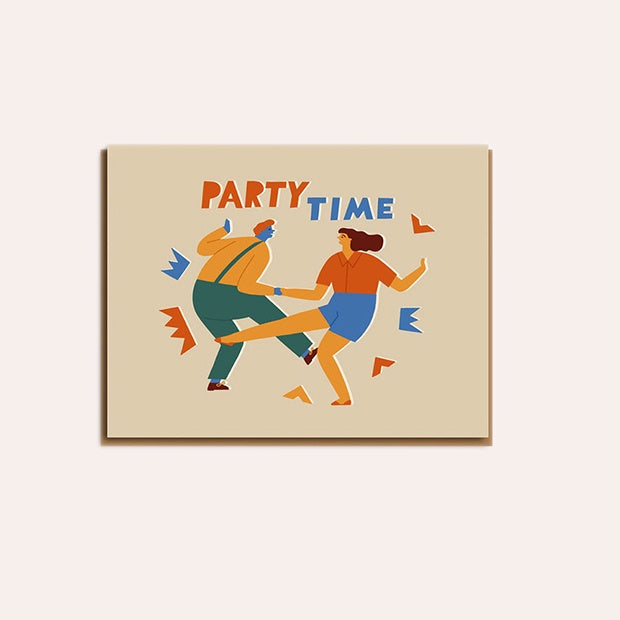 Taisiia Kordiukova - Greeting Card - Party Time