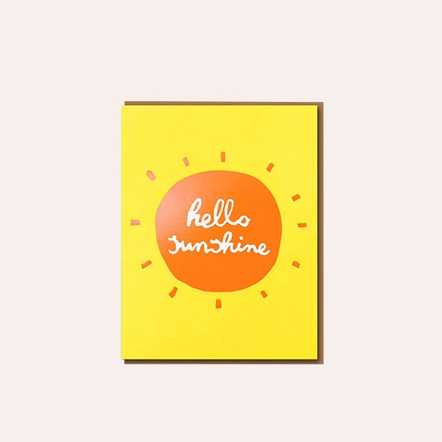 1973 - Wow - Greeting Card - Hello Sunshine