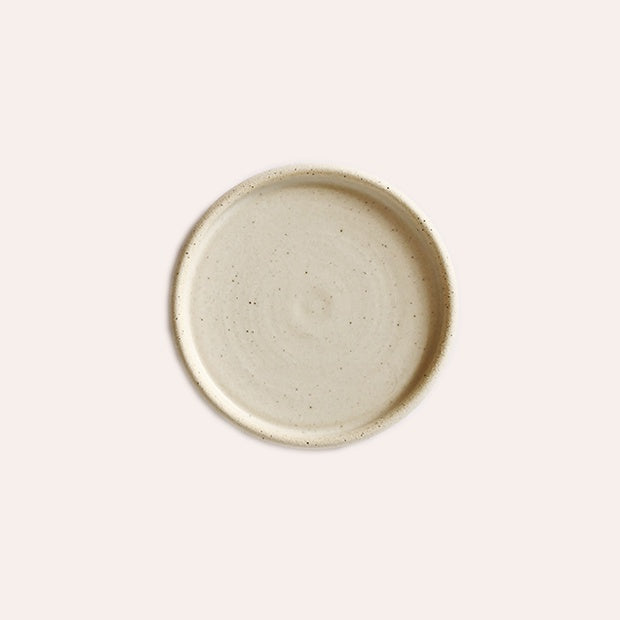 Small Ceramic Plate - Milk