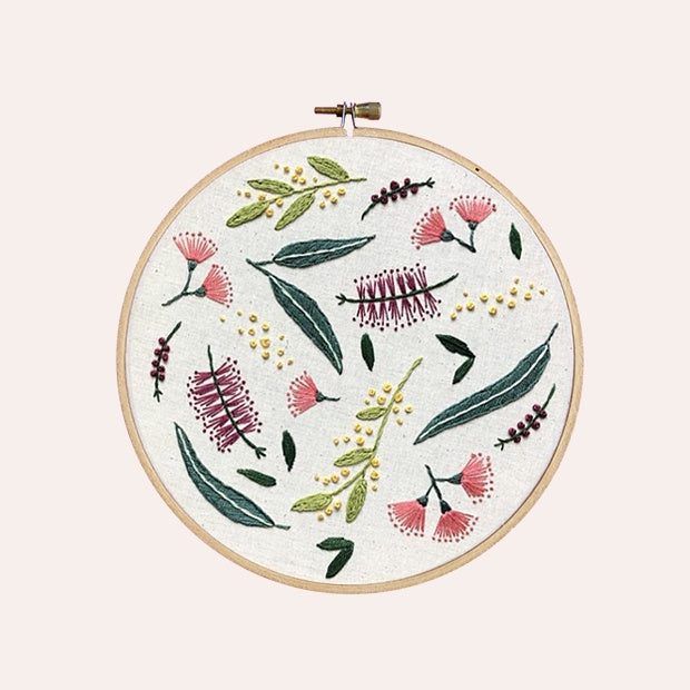 Embroidery Kit - Australian Native Scatter