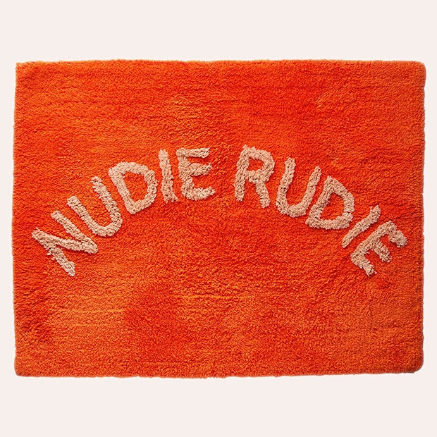 Tula Nudie Bath Mat - Tangerine