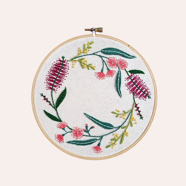 Embroidery Kit - Native Wreath