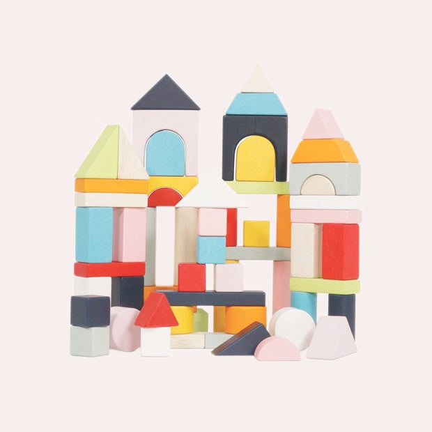 60 Piece Building Blocks Set With Bag
