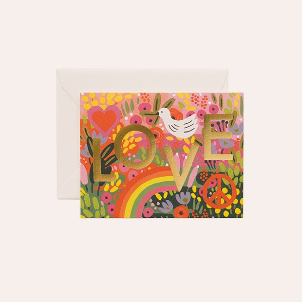 Rifle Paper Co - Single Card - All You Need is Love