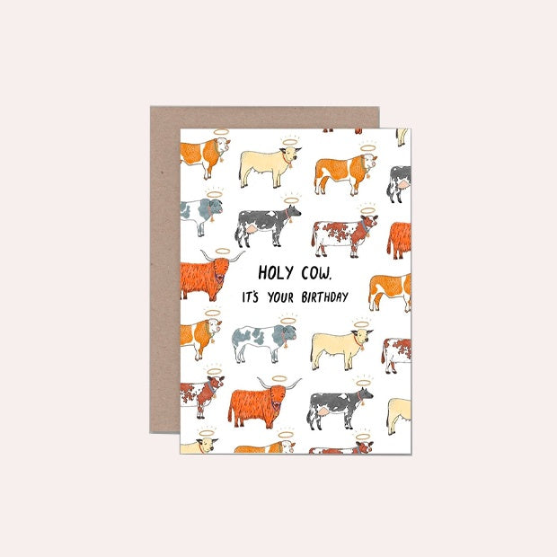 AHD Paper Co - Single Card - Holy Cow - AM0301