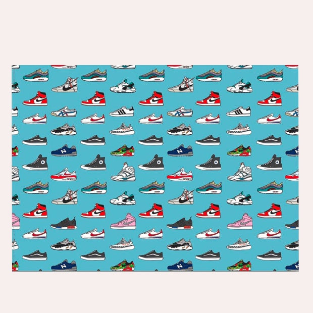 AHD Paper Co - Wrapping Paper - Sneakers - PWSM01