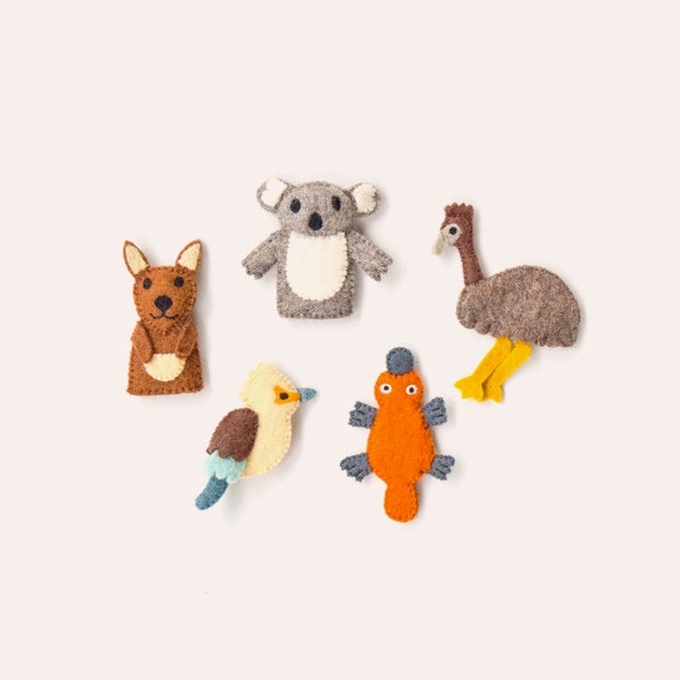 Australian Animals A - Finger Puppet Set