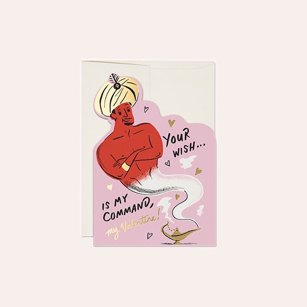 Card - Valentine Genie - Nicholas John Frith - NIC1872
