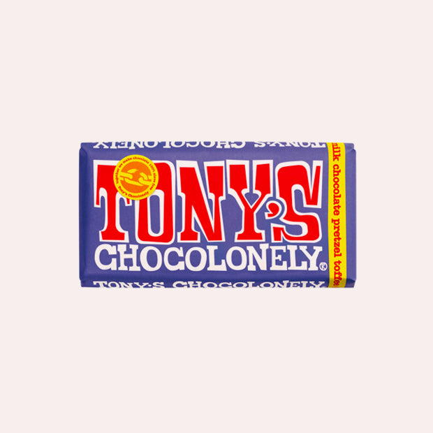 Tony&#39;s Chocolonely - Dark Milk Pretzel Toffee