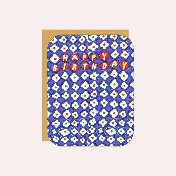 Egg Press - Single Card - Clover Pattern