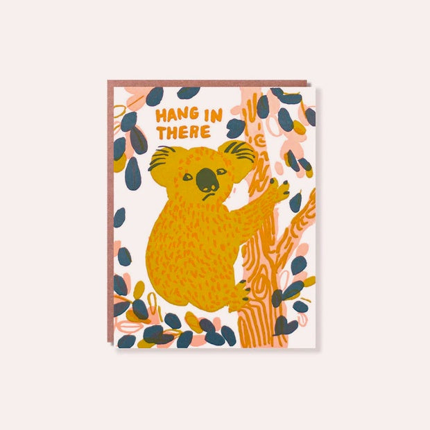 Egg Press - Single Card - Hang in There Koala