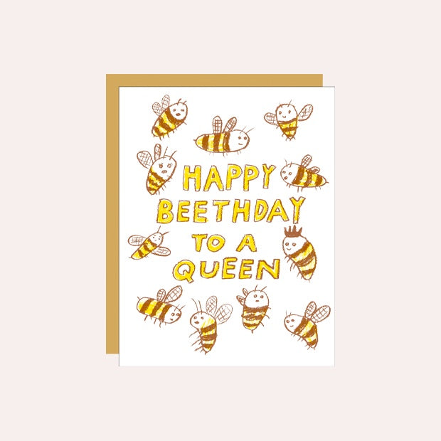 Egg Press - Single Card - Beethday Queen