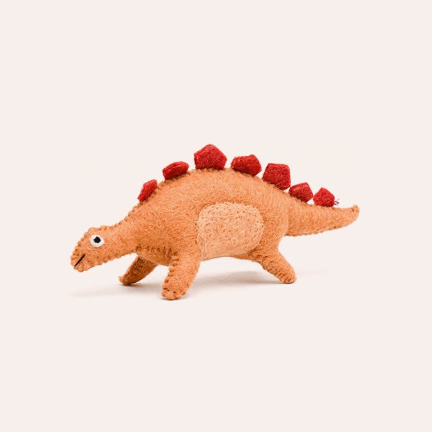 Felt Dinosaur Toy - Stegosaurus