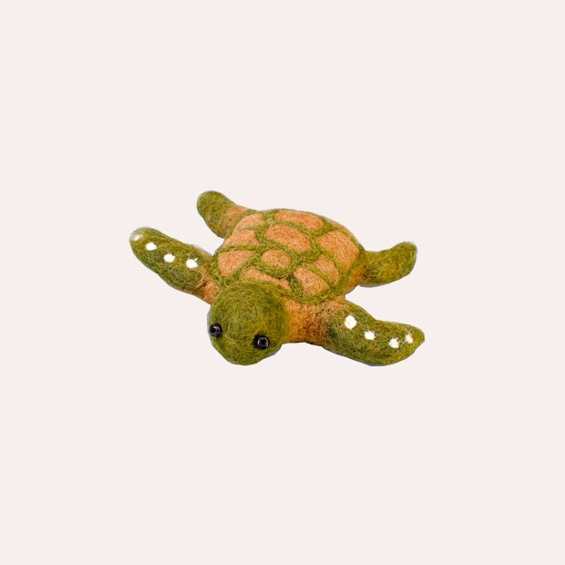 Felt Green Sea Turtle
