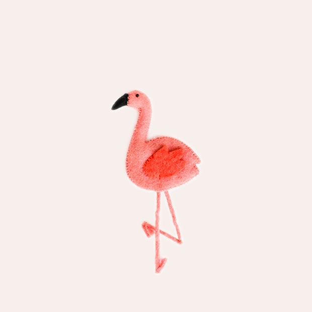 Finger Puppet - Flamingo