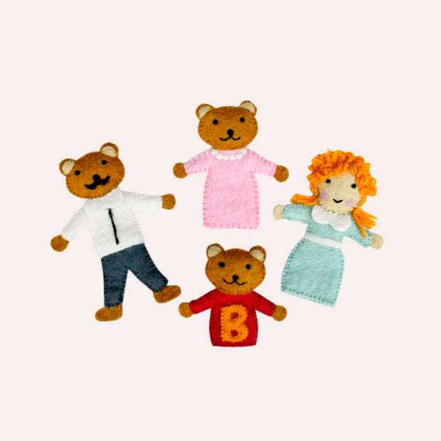 Goldilocks and the Three Bears - Finger Puppet Set