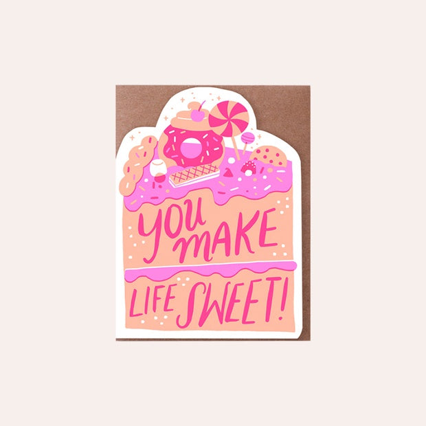 Hello Lucky - Single Card - You Make Life Sweet