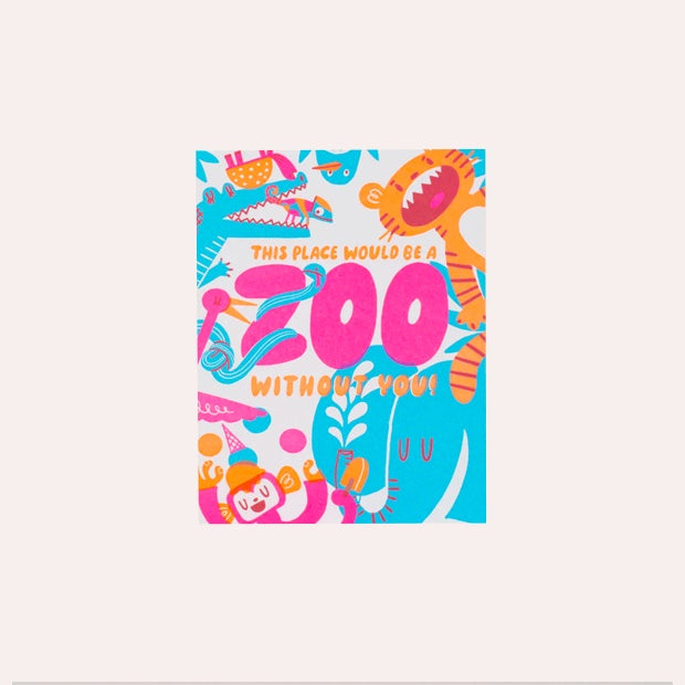 Hello Lucky - Single Card - Zoo Without You