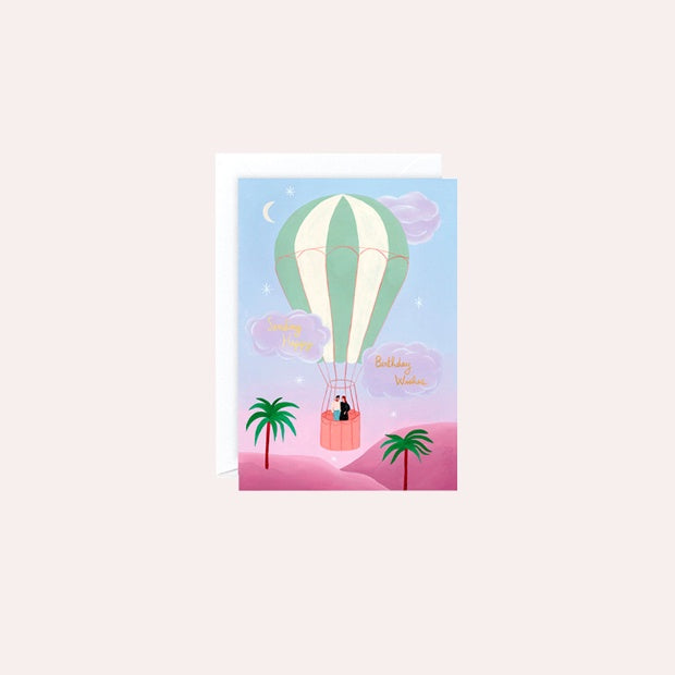 Wrap - Isabelle Feliu Collection - Single Card - Hot Air Balloon