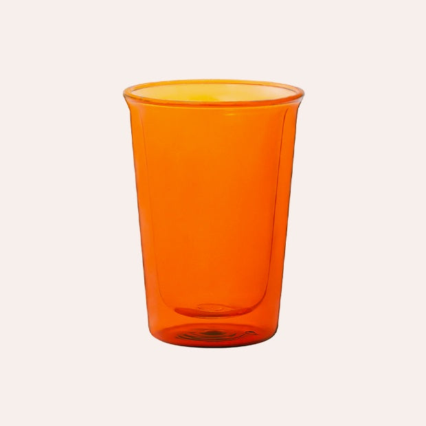 Kinto - Cast Amber Double Wall Cocktail Glass - 290ml
