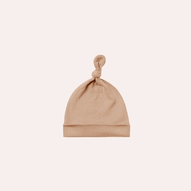Knotted Baby Hat - Blush