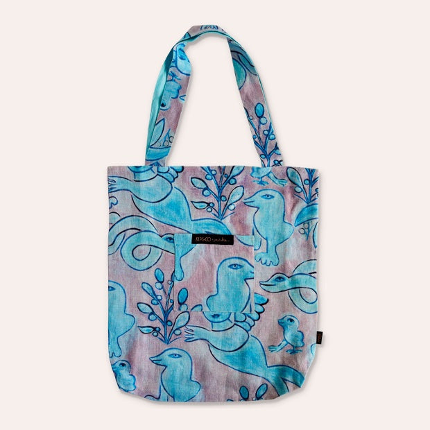 Mermaid Dreaming - Linen Tote Bag