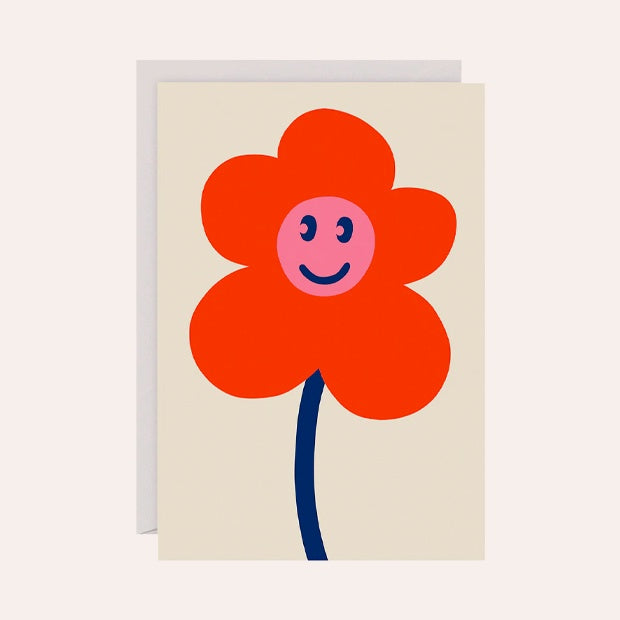 Micke Lindebergh Collection - Single Card - Happy Flower