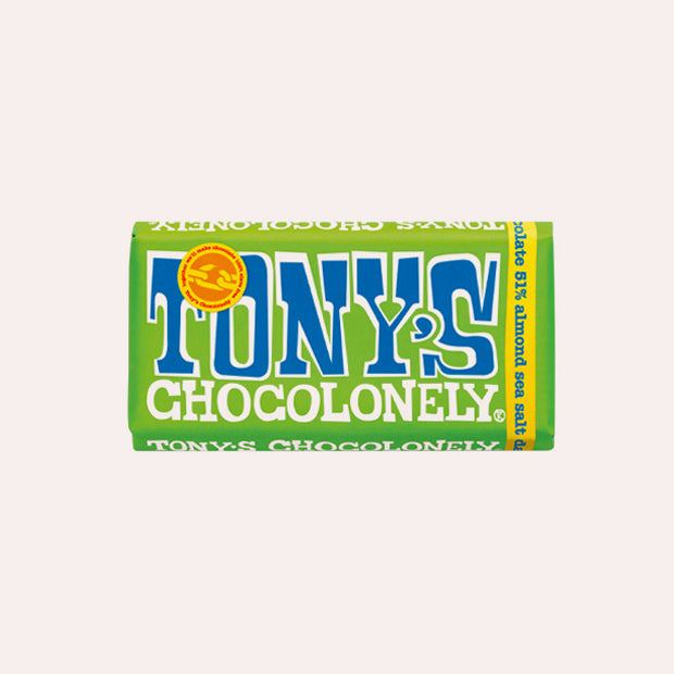 Tony&#39;s Chocolonely - Dark Almond Sea Salt