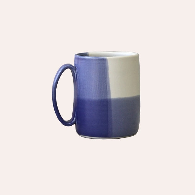 Mug - Large - XL Handle - Blue Check