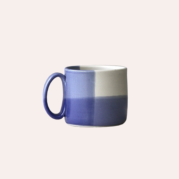 Mug - Regular - Blue Check XL Handle