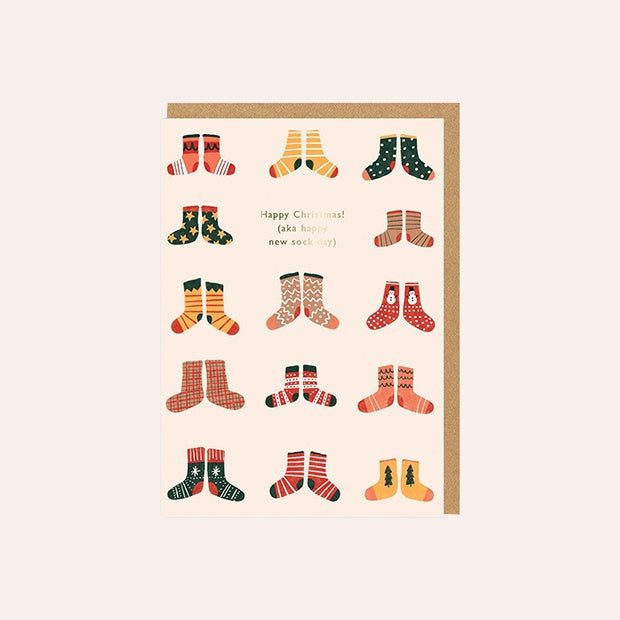 Card - Christmas AKA New Sock Day - 5541