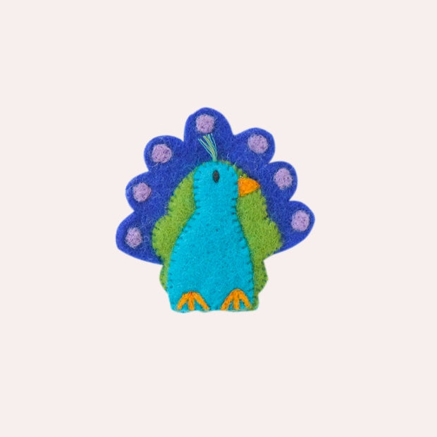 Finger Puppet - Peacock