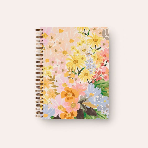 Rifle Paper Co - A5 Spiral Notebook - Ruled - Marguerite