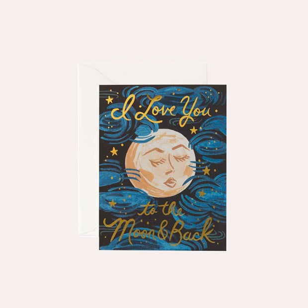 Rifle Paper Co - Single Card - To the Moon and Back