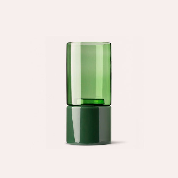 Organic Interior - Glass Flip Planter - Tall - Green/Moss